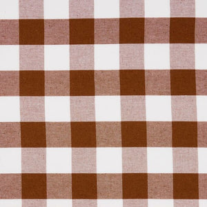 Fabric: Mocha Gingham Linen