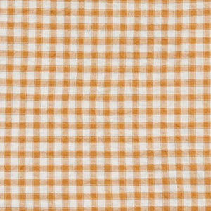 Fabric: Double Cotton toffee gingham