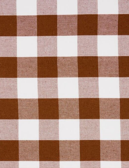 Fabric: Mocha Gingham Linen