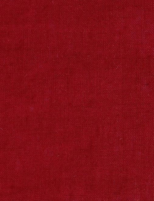 Fabric: Linen in Crimson
