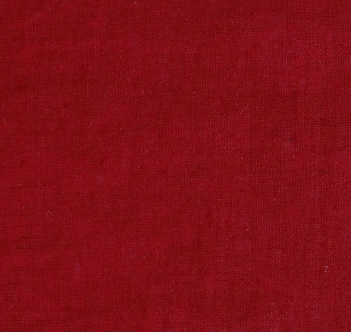 Fabric: Linen in Crimson