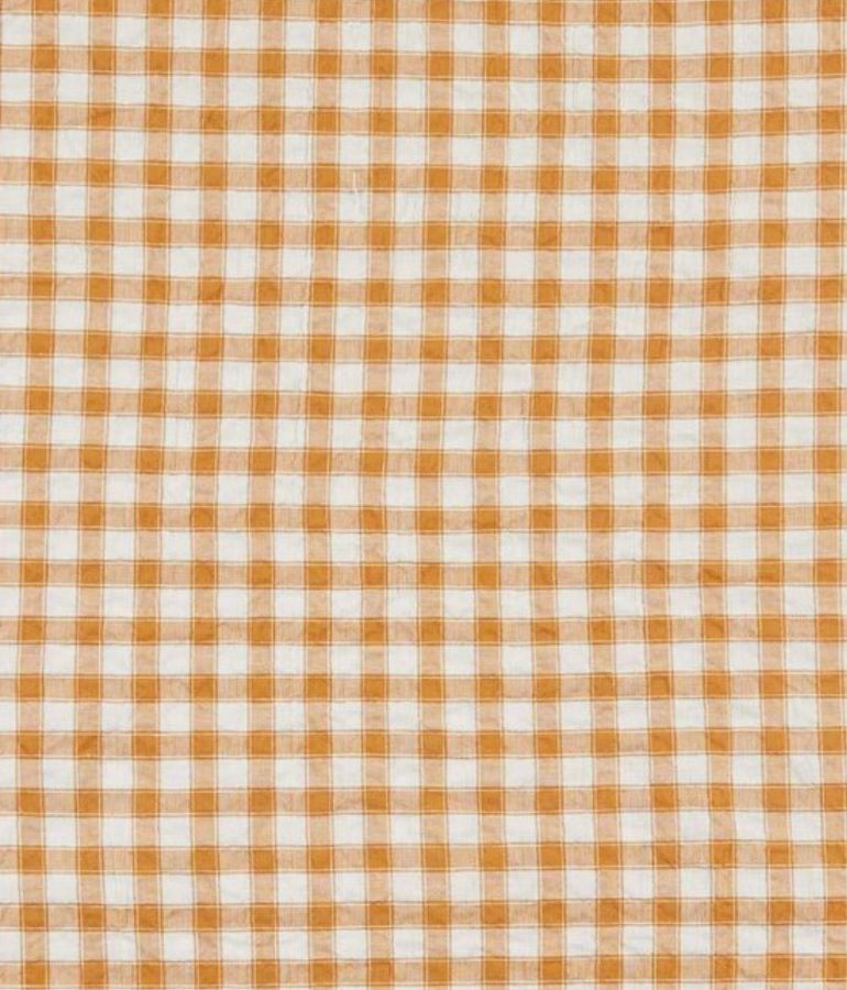 Fabric: Double Cotton toffee gingham